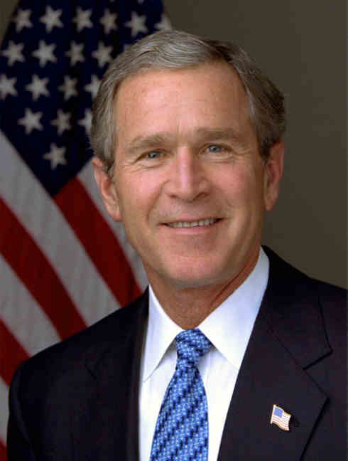 geroge bush outline